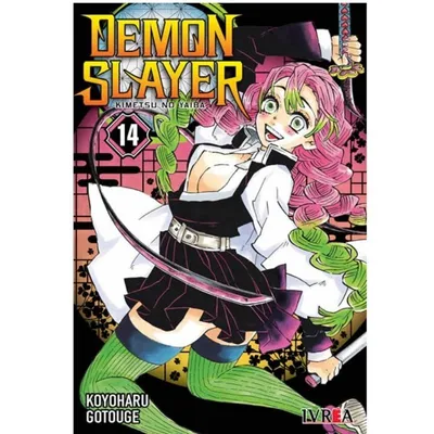 Portada manga Demon Slayer tomo 14 Kimetsu no Yaiba Ivrea