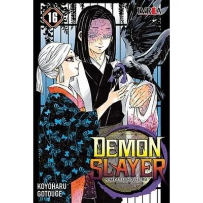 Portada del tomo 16 de Demon Slayer (Kimetsu no Yaiba)