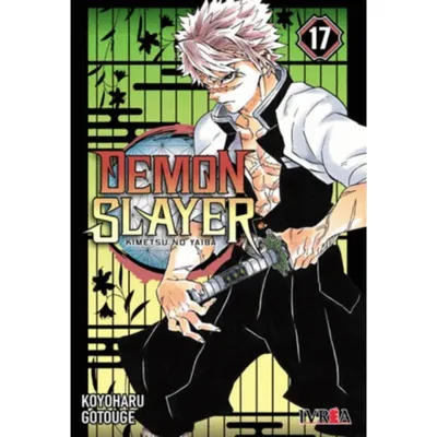 Manga Demon Slayer volumen 17 Kimetsu no Yaiba portada