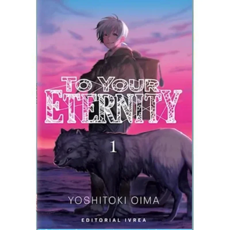 Portada Manga To Your Eternity Tomo 1 con personaje y lobo