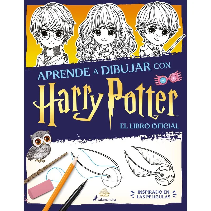 Libro Aprende a Dibujar con Harry Potter con personajes ilustrados