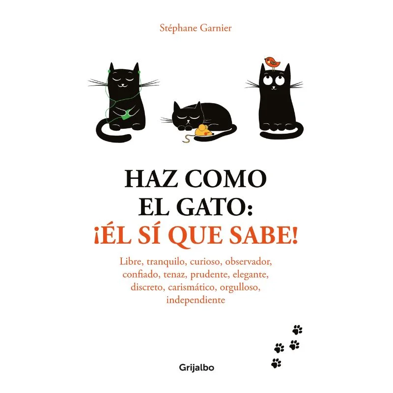 Portada libro Haz como el gato con ilustraciones de gatos negros