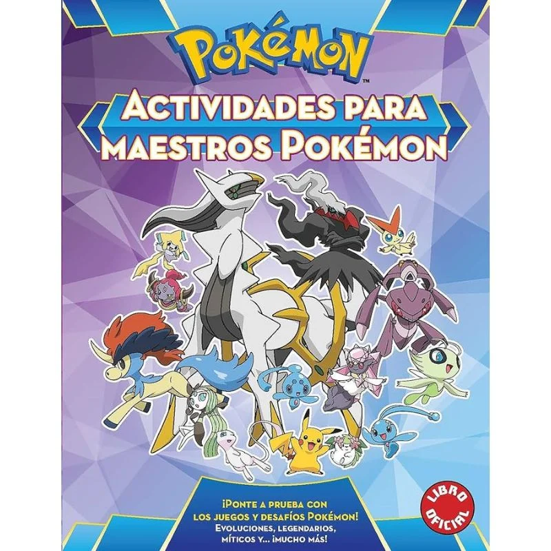 Portada Libro Actividades Maestros Pokémon con personajes