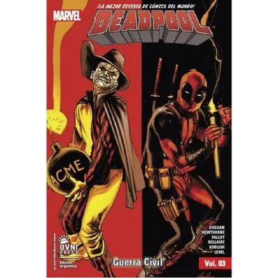 Portada Cómic Deadpool Guerra Civil Vol. 3 Marvel