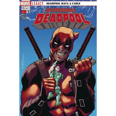 Cómic El Despreciable Deadpool Marvel Legacy portada