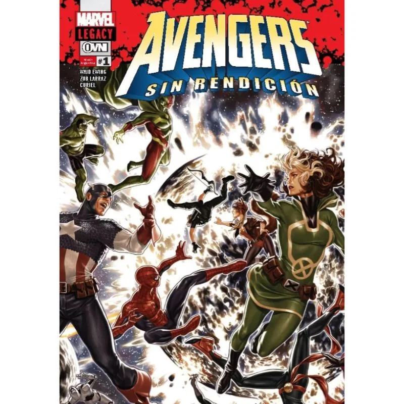 Portada cómic Avengers Sin Rendición Marvel Legacy Vol. 1
