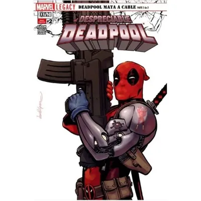 Portada cómic Deadpool Mata a Cable Marvel Legacy