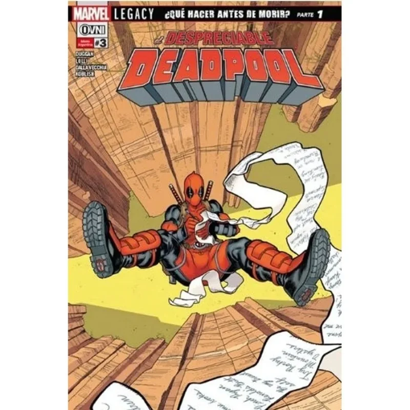 Portada del cómic Deadpool Despreciable volumen 3 de Marvel