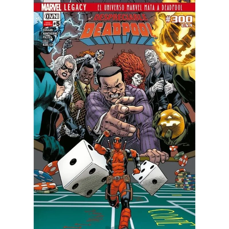Portada Cómic Deadpool Vol. 5 Marvel Legacy Ovni Press