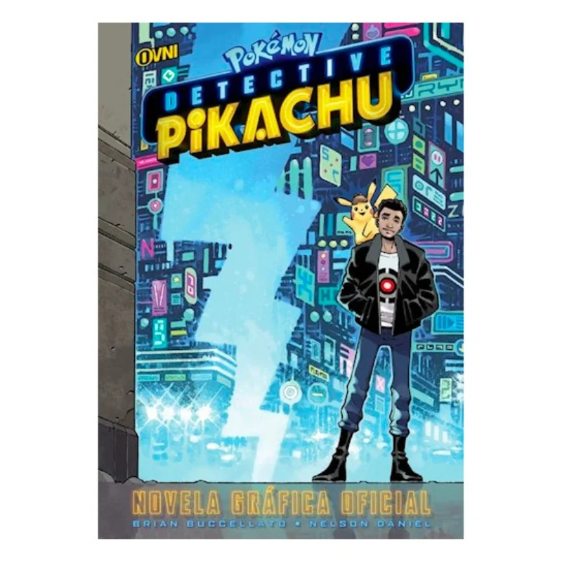Portada Novela Gráfica Detective Pikachu Pokémon