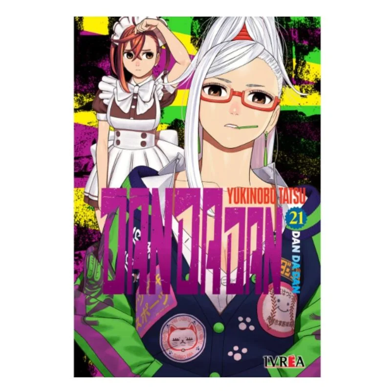 Portada Manga Dandadan Tomo 21 con personajes y diseño colorido
