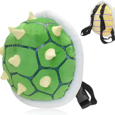 Mochila Caparazón Tortuga Verde con Púas Amarillas (Pedido Exclusivo · entrega 2 a 3 semanas)