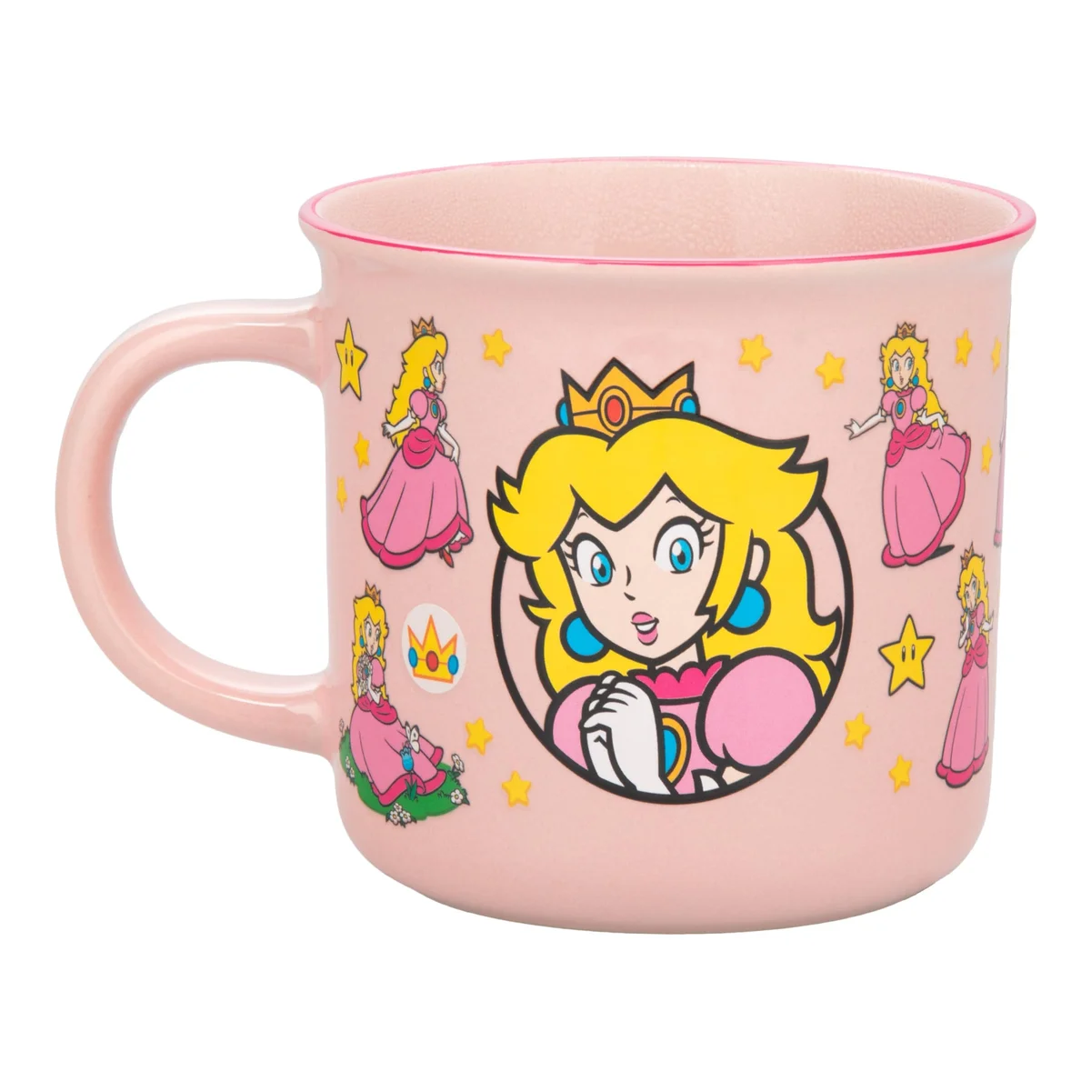 Taza Cerámica Princesa Peach — Super Mario (Pedido Exclusivo · entrega 2 a 3 semanas)
