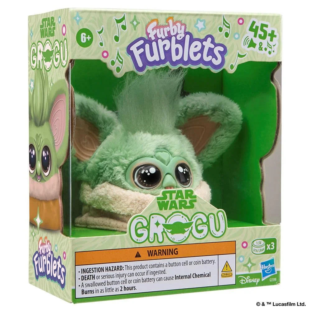 Peluche Electrónico Furby Furblets Grogu — Star Wars (Pedido Exclusivo · entrega 2 a 3 semanas)