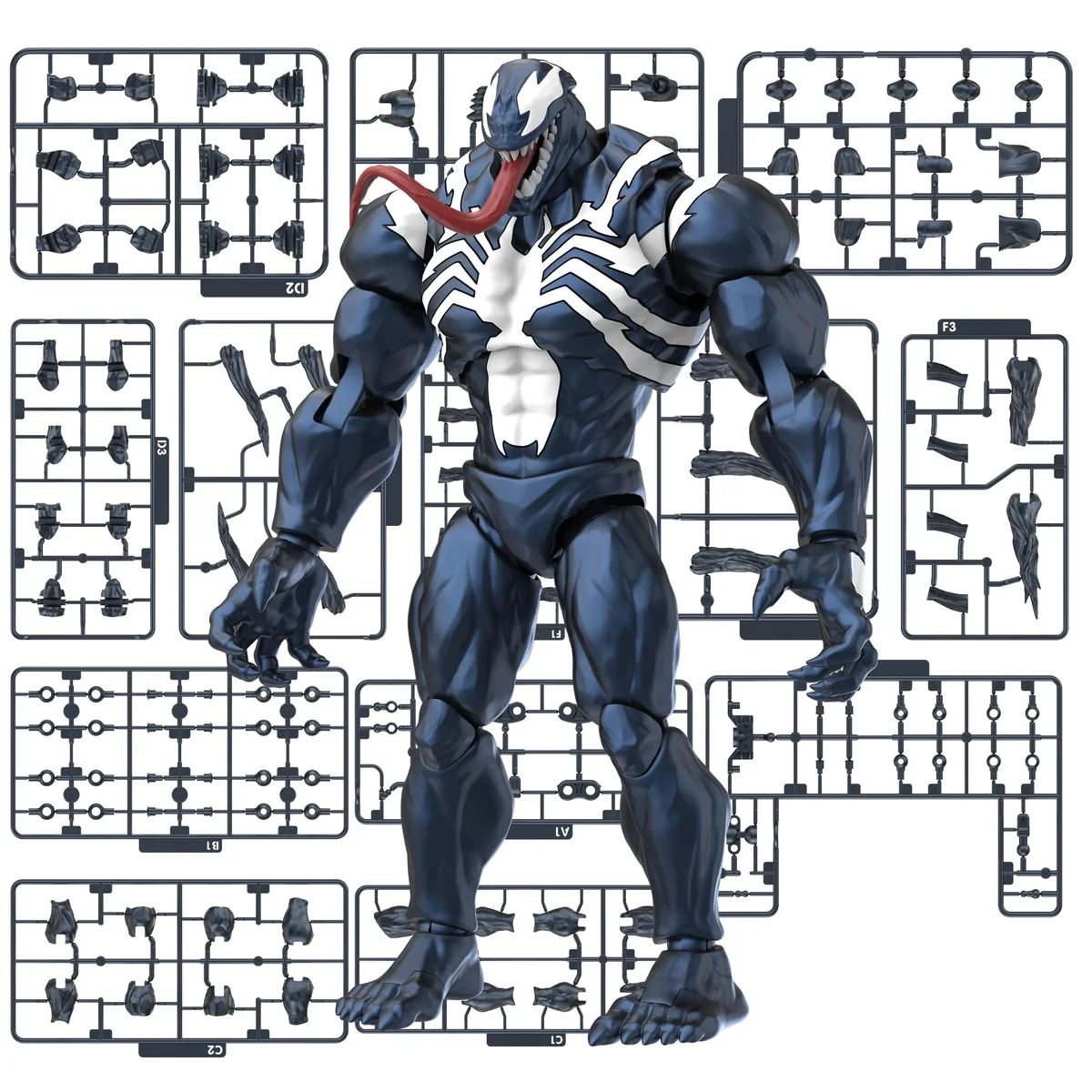 Figura Articulada Venom Marvel Rivals 185 Piezas (Pedido Exclusivo · entrega 2 a 3 semanas)