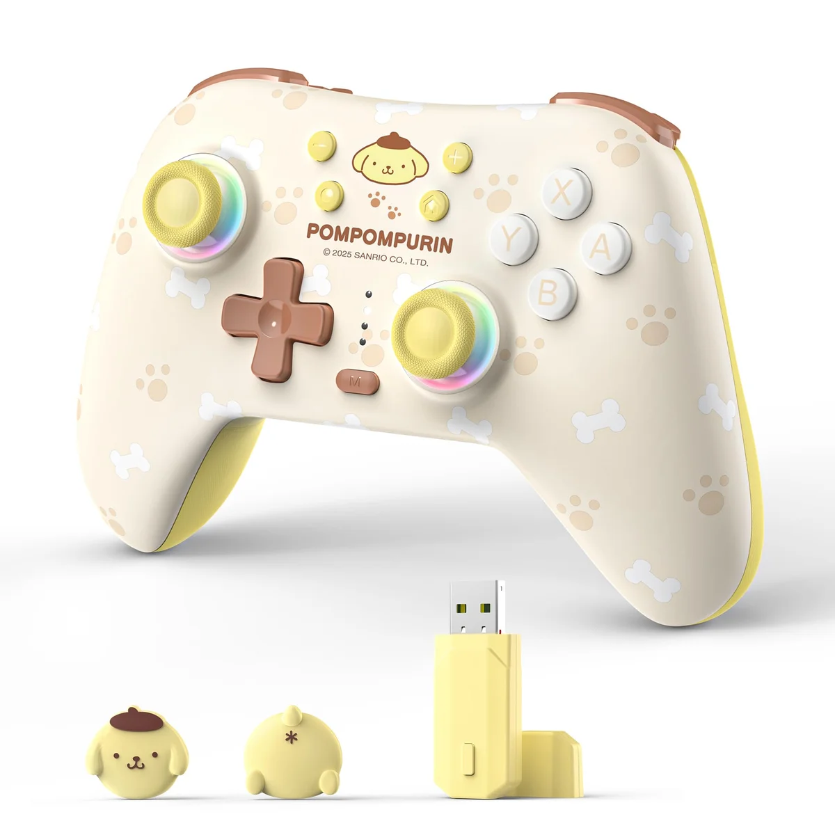 Control Inalámbrico Pompompurin para Nintendo Switch (Pedido Exclusivo · entrega 2 a 3 semanas)