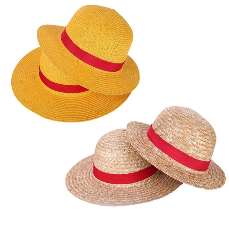 Sombreros Luffy One Piece con cinta roja