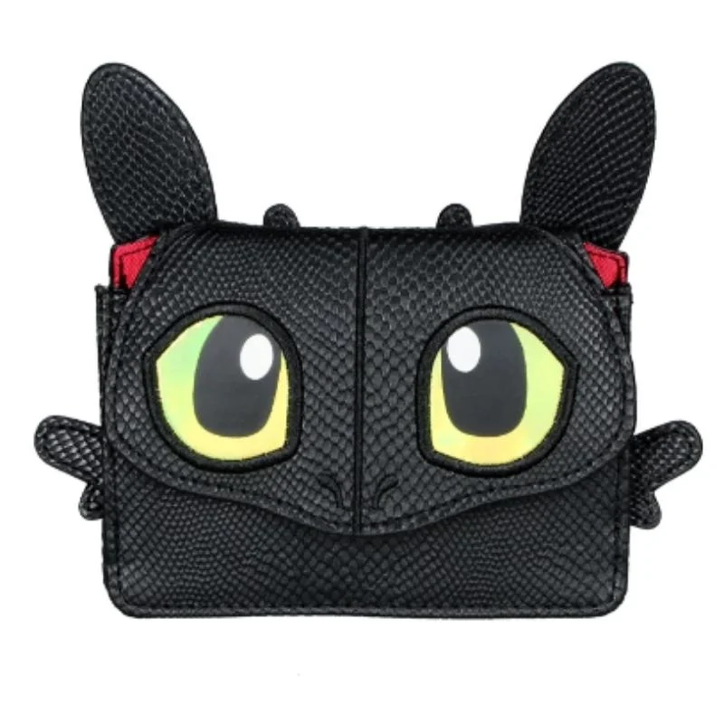 Cartera Chimuelo negro con ojos amarillos - Cómo Entrenar a tu Dragón
