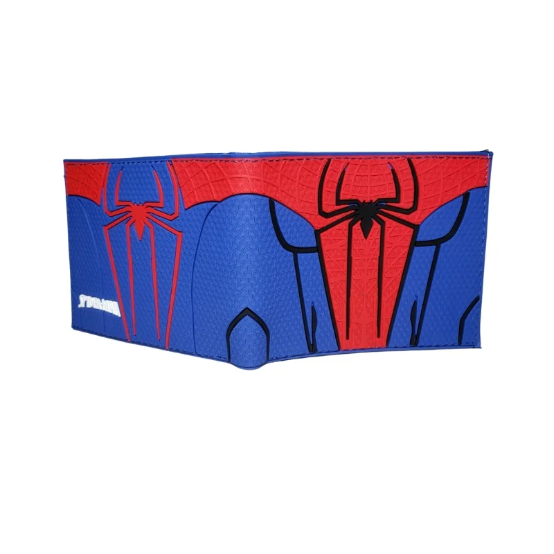 Billetera de goma Spiderman Marvel rojo y azul