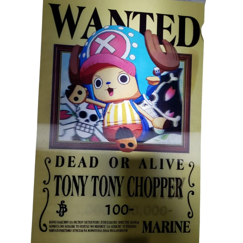 Póster holograma de Tony Tony Chopper One Piece efecto cambio de movimiento