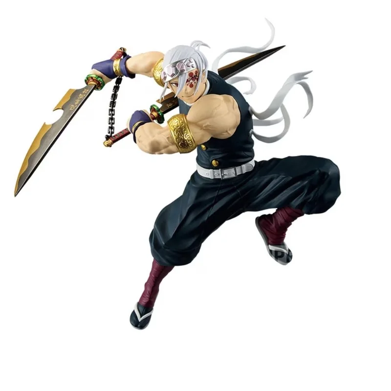 Figura Tengen Uzui de Kimetsu no Yaiba con armas encadenadas