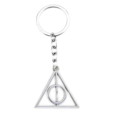Llavero Reliquias de la Muerte Harry Potter plateado
