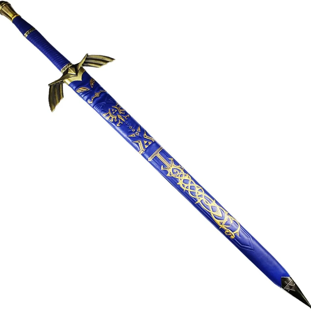 Espada Link metal azul y dorado The Legend of Zelda