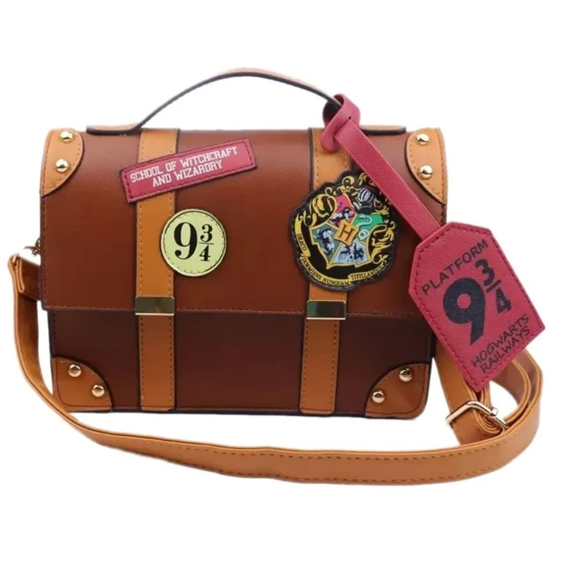 Bolso Plataforma 9 3/4 Harry Potter con insignia Hogwarts