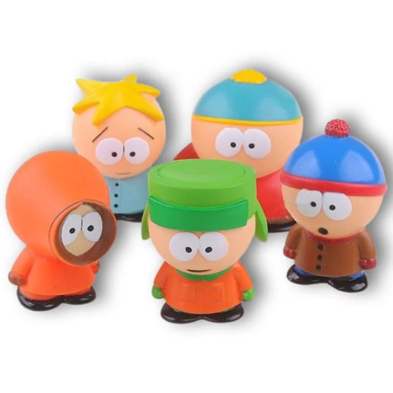 Set 5 figuras South Park personajes principales Stan Kyle Cartman Kenny