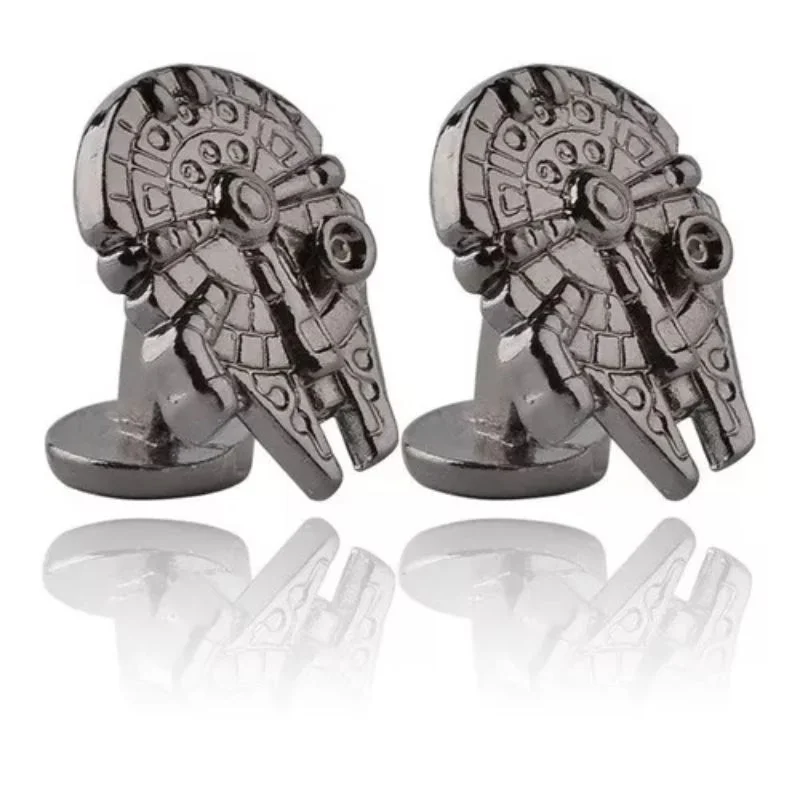 Mancornas Halcón Milenario Star Wars plateadas