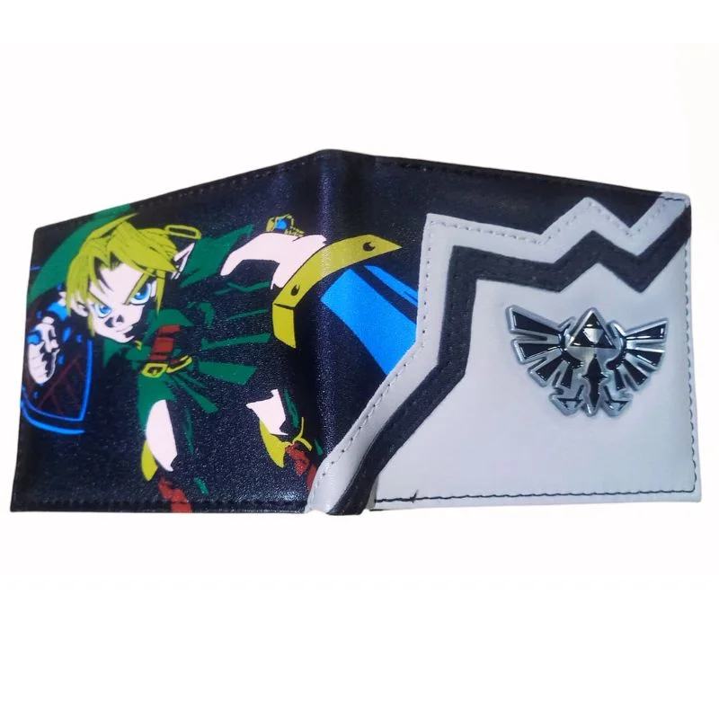 Billetera The Legend of Zelda con Trifuerza metálica