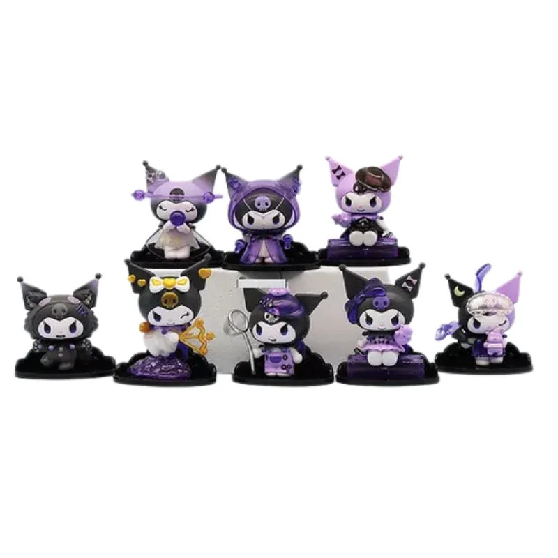 Figura Kuromi Sanrio en púrpura y negro