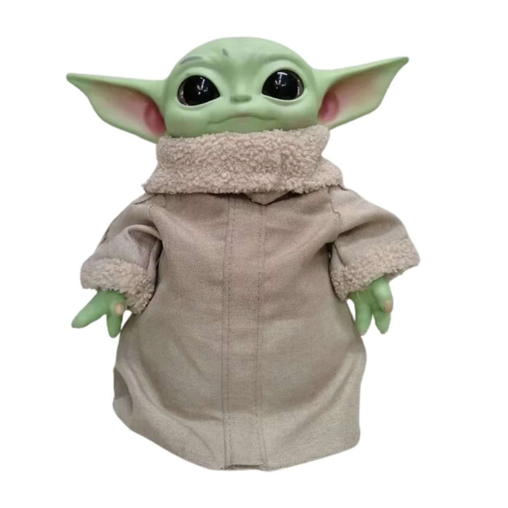 Peluche Baby Yoda Star Wars con traje marrón