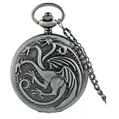 Reloj de bolsillo Game of Thrones con dragón Targaryen
