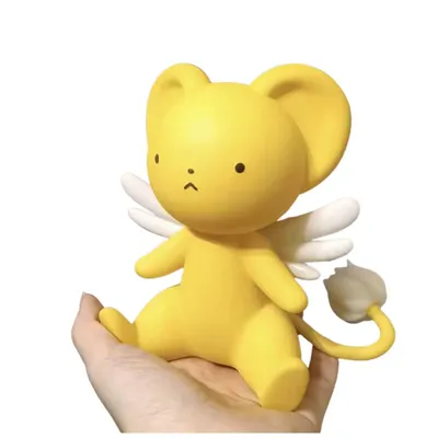 Peluche amarillo de Kero con alas blancas de Sakura Card Captors