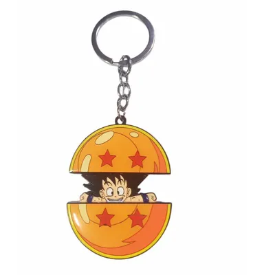 Llavero Goku dentro de Esfera de Dragón Dragon Ball
