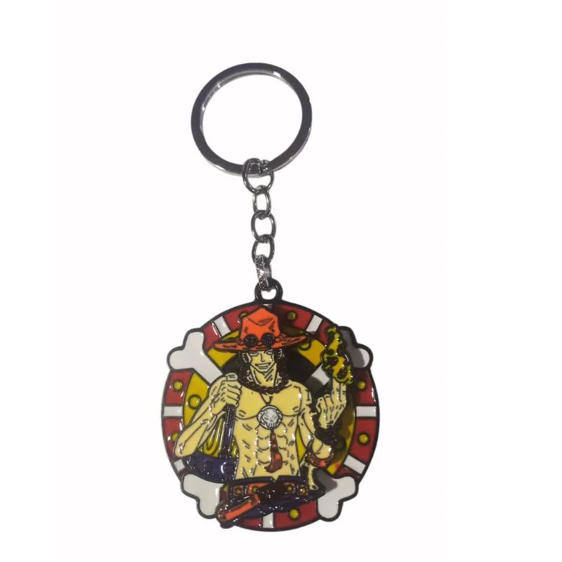 Llavero articulado de Portgas D. Ace One Piece con movimiento