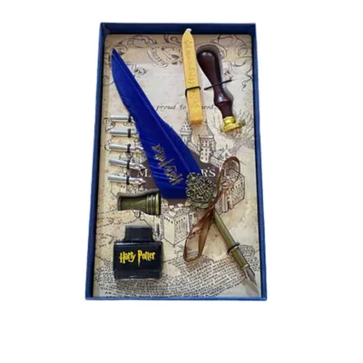 Set pluma Ravenclaw Harry Potter con tinta y accesorios