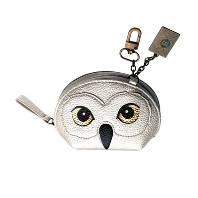 Monedero Hedwig blanco con llavero destapador Harry Potter