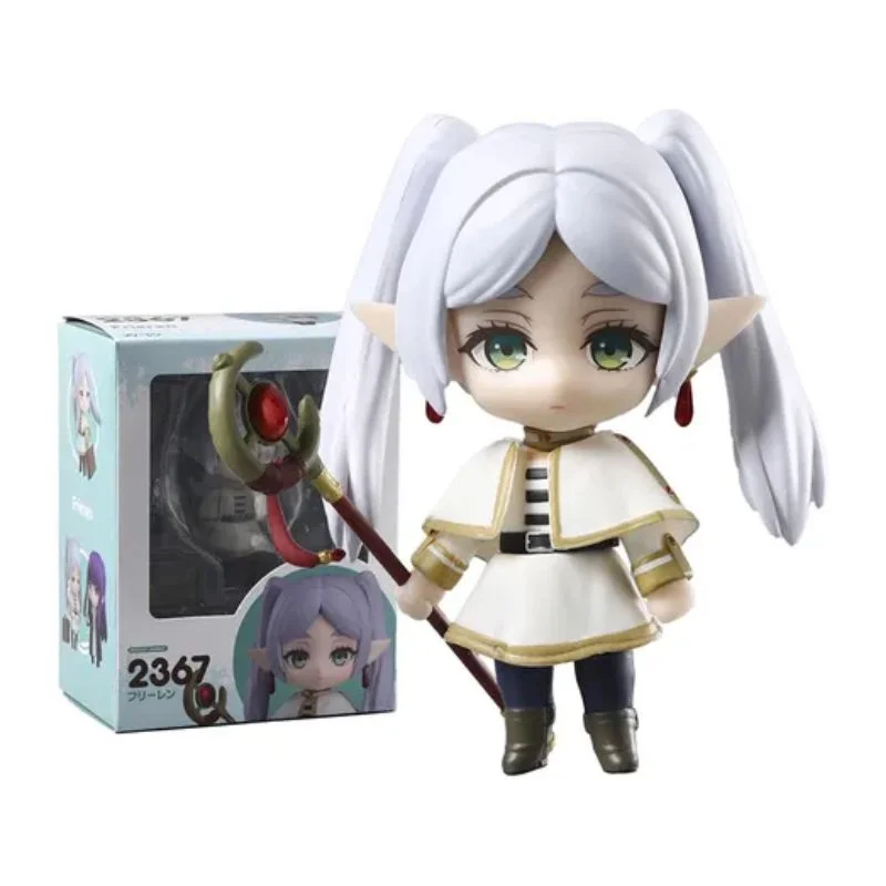 Figura Nendoroid Frieren Beyond Journey's End con cabello blanco y atuendo mágico