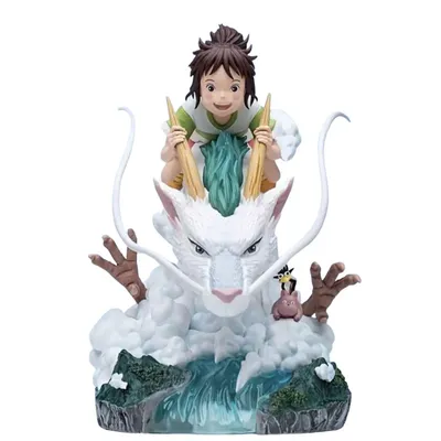 Figura Haku dragón blanco con Chihiro Studio Ghibli