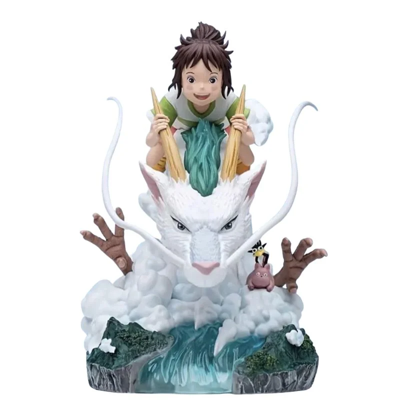 Figura Haku dragón blanco con Chihiro Studio Ghibli