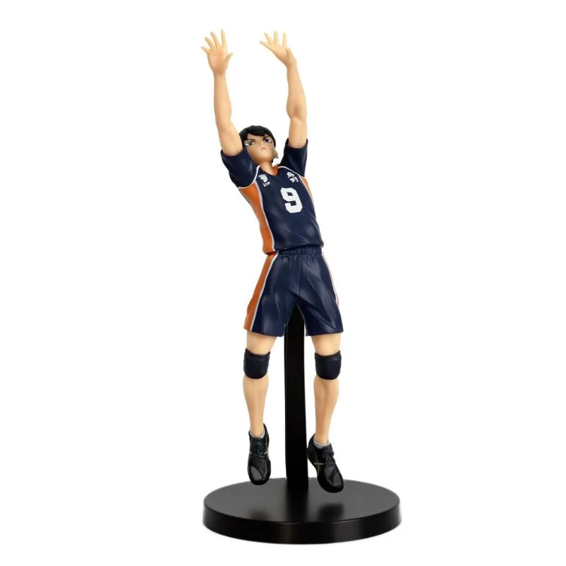 Figura Tobio Kageyama saltando en uniforme Karasuno - Haikyu