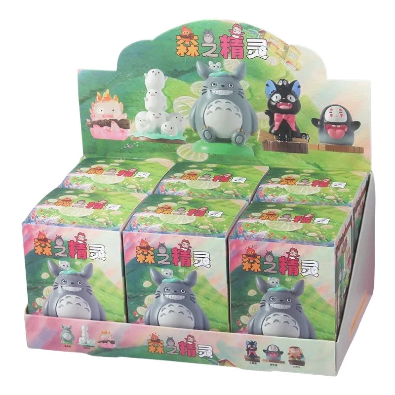 Caja misteriosa Studio Ghibli con figuras sorpresa de Totoro y personajes