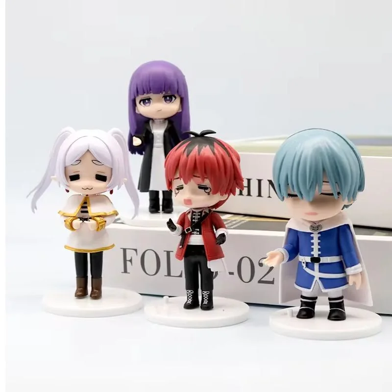 Set de 4 figuras chibi de Frieren y personajes del anime