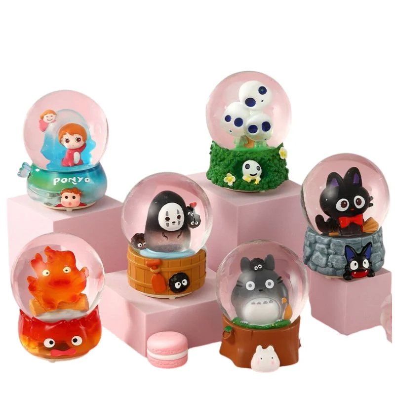 Esfera de nieve Studio Ghibli con luz LED - Personajes Ghibli