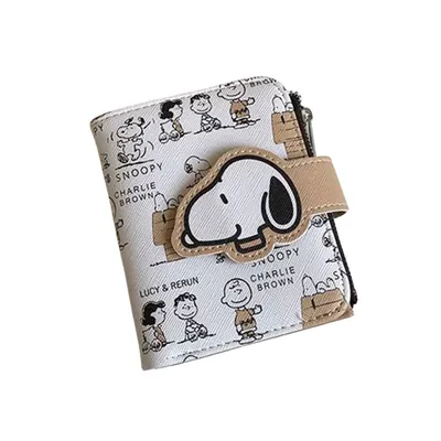 Billetera Snoopy con cierre Peanuts