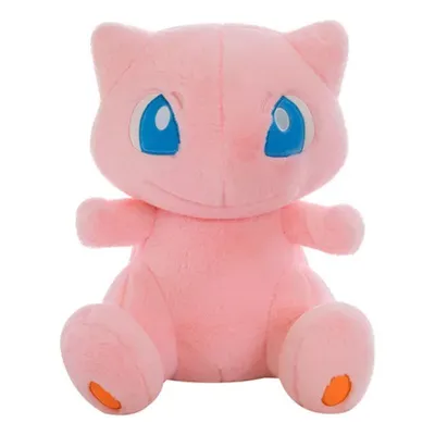 Peluche Mew Pokémon rosa con ojos azules