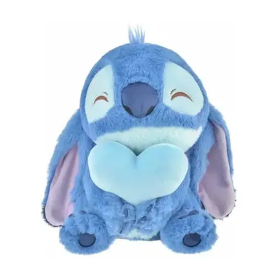 Peluche Stitch azul con corazón celeste - Disney Lilo & Stitch