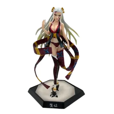 Figura Daki Kimetsu no Yaiba 30 cm con base hexagonal
